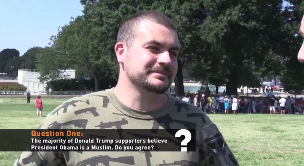 Shocking: Donald Trump supporters’ message to Muslim American (video)