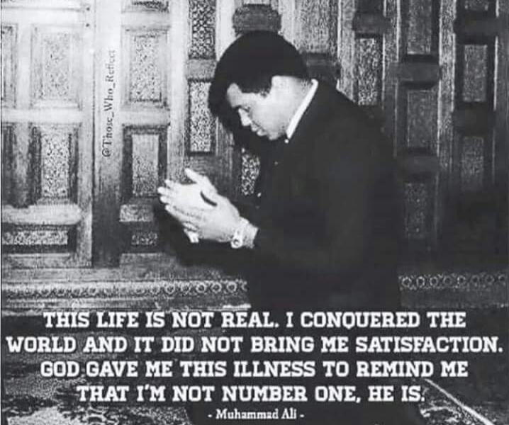 Muhammad Ali Muslim Allah God Prayer Islam