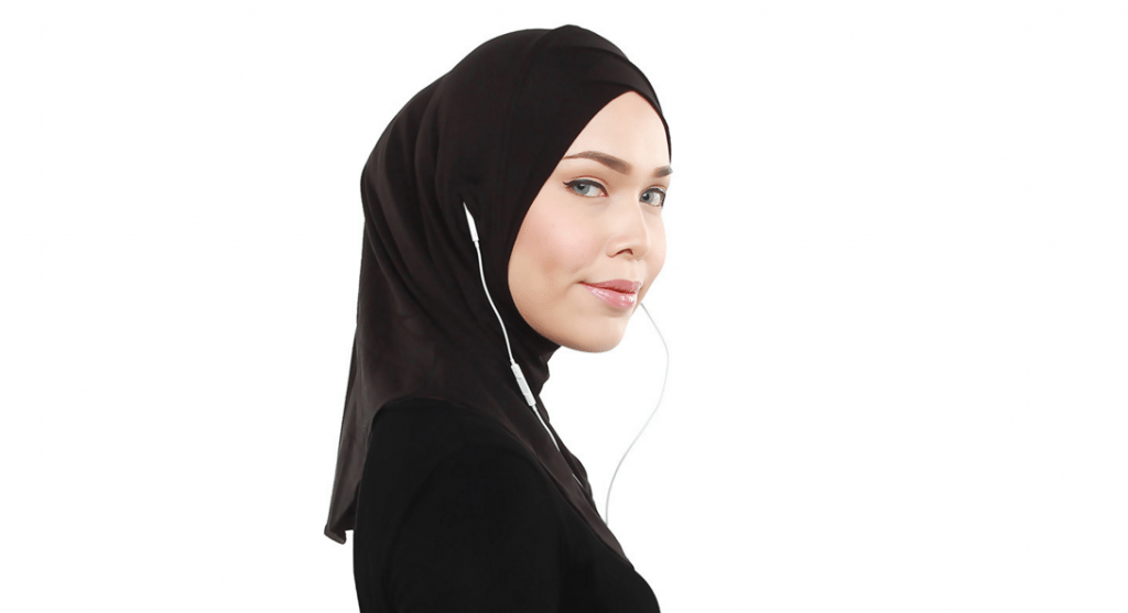 Singapore designer invents the first earphone-friendly hijab
