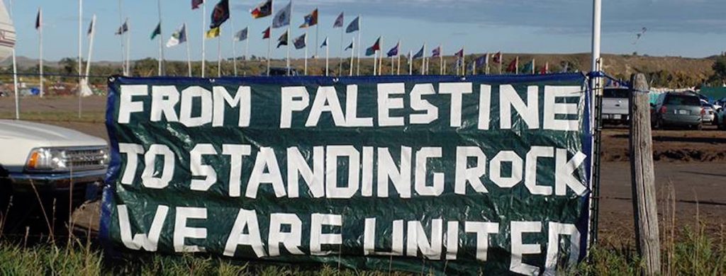 Palestinians join Standing Rock Sioux to protest Dakota Access Pipeline