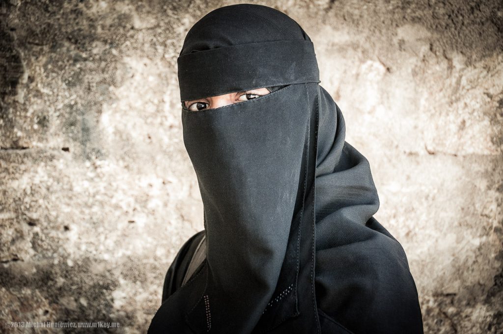 Is the niqabi woman honoured or oppressed?